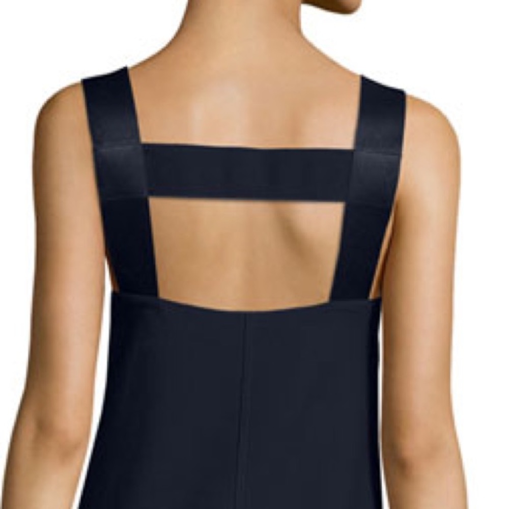 SMASHING🔥 Elizabeth & James Carina Sleeveless Ponte Shift Dress 0 Dark Navy - Picture 6 of 6